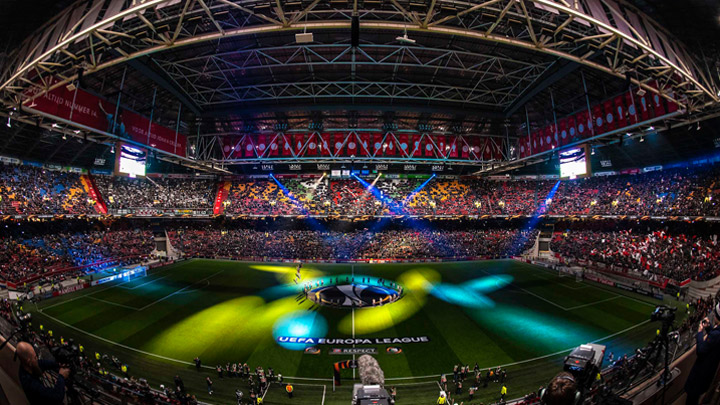 Dynamische verlichtingseffecten – stadionverlichting van Philips Lighting