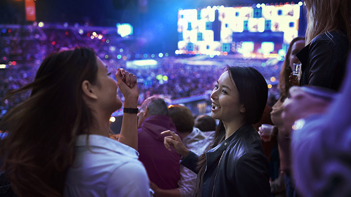 ArenaVision: onmiddellijke lichtshows in het stadion met vooraf ingestelde verlichtingsscènes