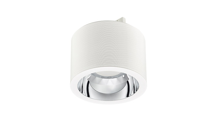 GreenSpace van Philips Lighting is een zeer energiezuinige downlight die geschikt is voor winkelverlichting
