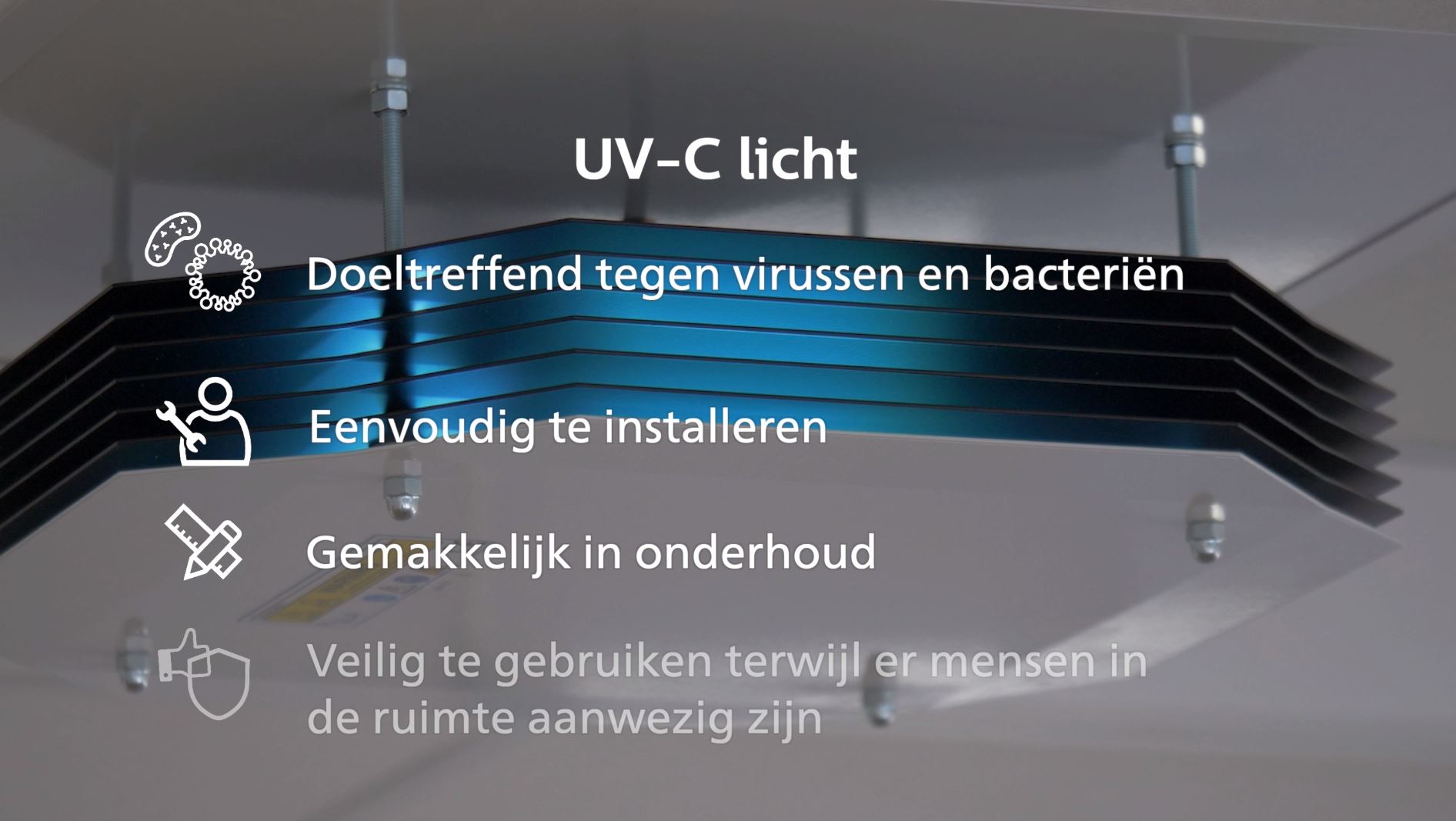 Philips UV-C desinfectie oplossingen