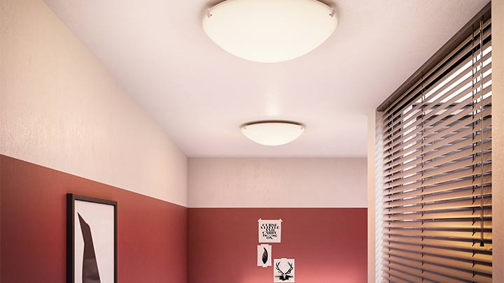 plafondlampen voor slaapkamer en salon van philips